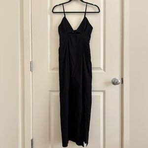 Zara Black Linen Dress XS
